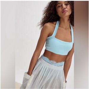 INTIMATELY FREE PEOPLE Margot Seamless Halter Bralette Size M/L